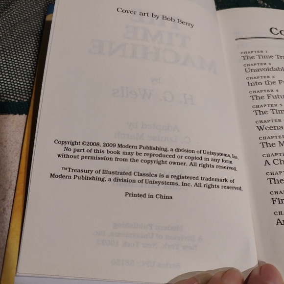 The Time Machine H.G. Wells Modern Publishing 2010 The Treasury of Illustra - Picture 9 of 12